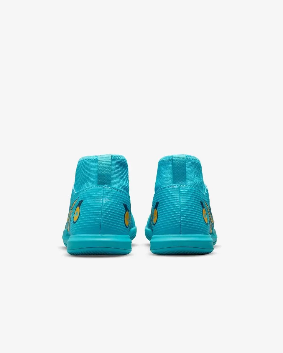 Nike Junior Superfly 8 Academy Indoor - Chlorine Blue-Laser Orange - Image 6
