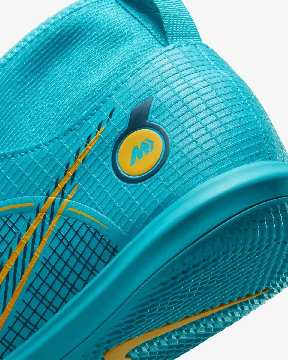 Nike Junior Superfly 8 Academy Indoor - Chlorine Blue-Laser Orange - Image 8