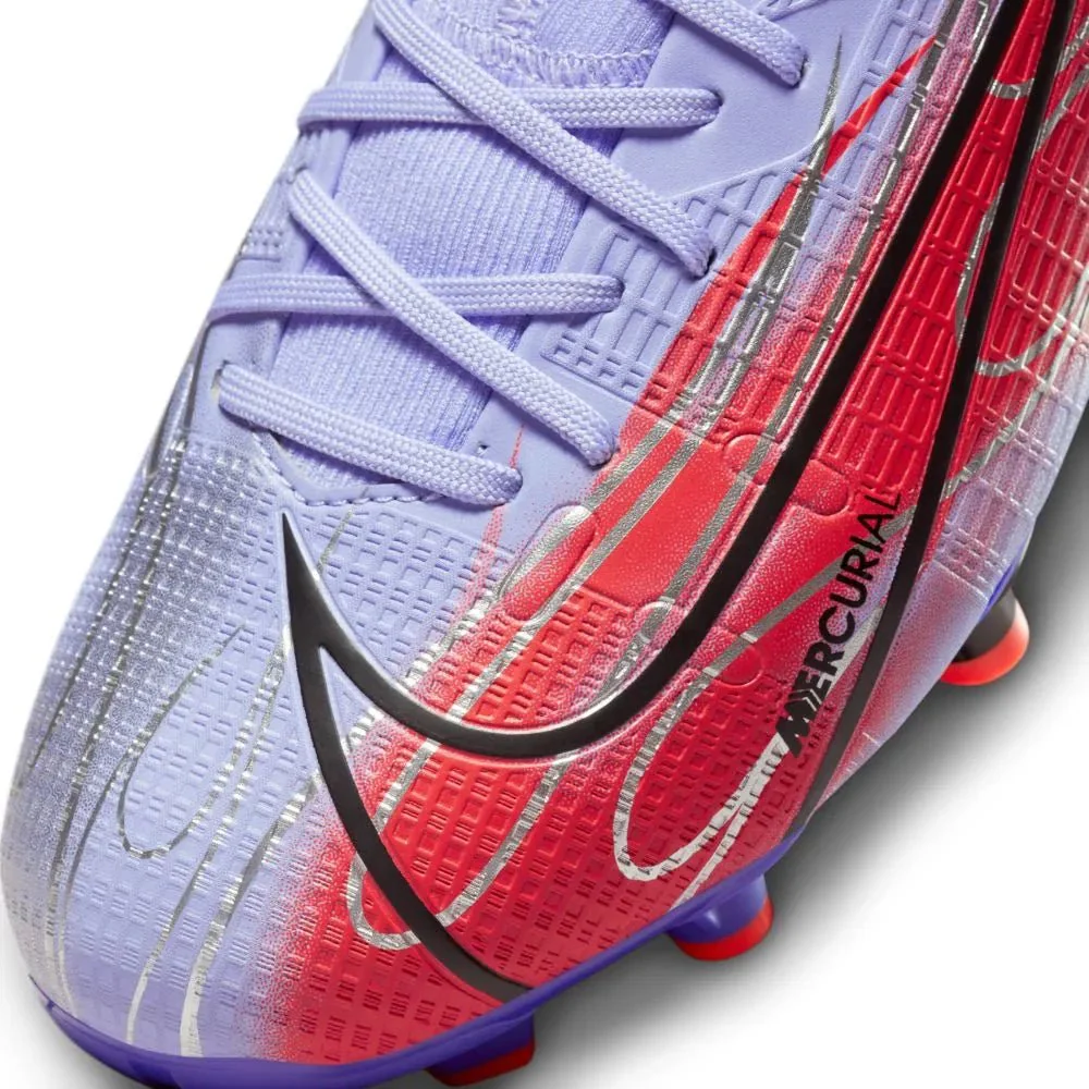 Nike JR Superfly 8 Academy KM FG-MG - Light Thistle-Bright Crimson - Image 8