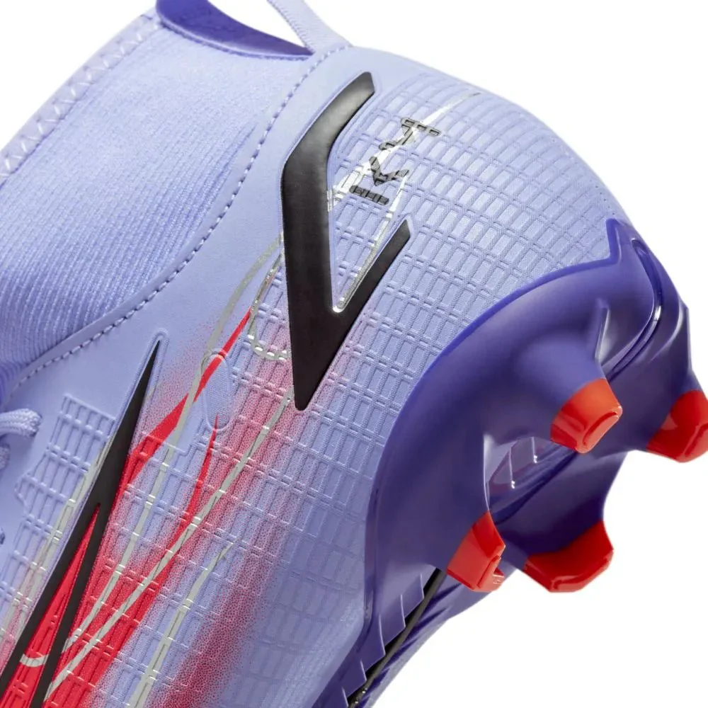 Nike JR Superfly 8 Academy KM FG-MG - Light Thistle-Bright Crimson - Image 9