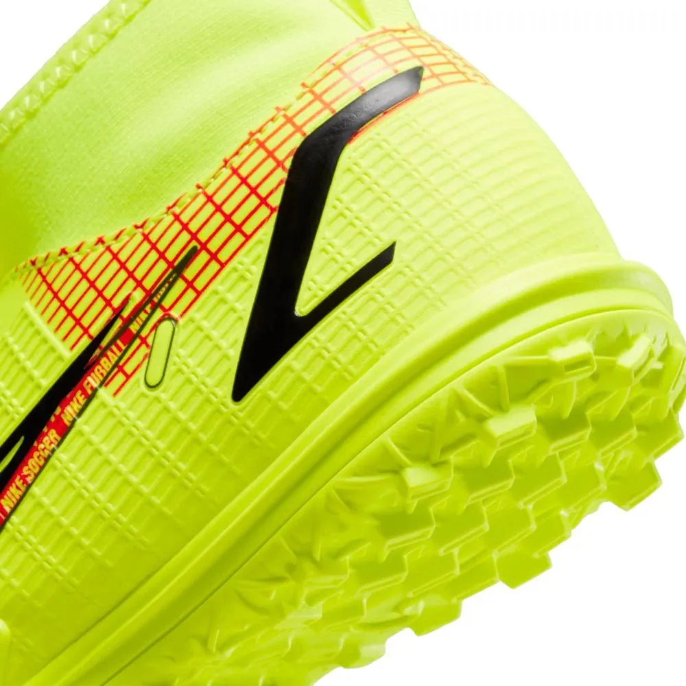 Nike Junior Superfly 8 Academy TF - Volt-Bright Crimson - Image 6