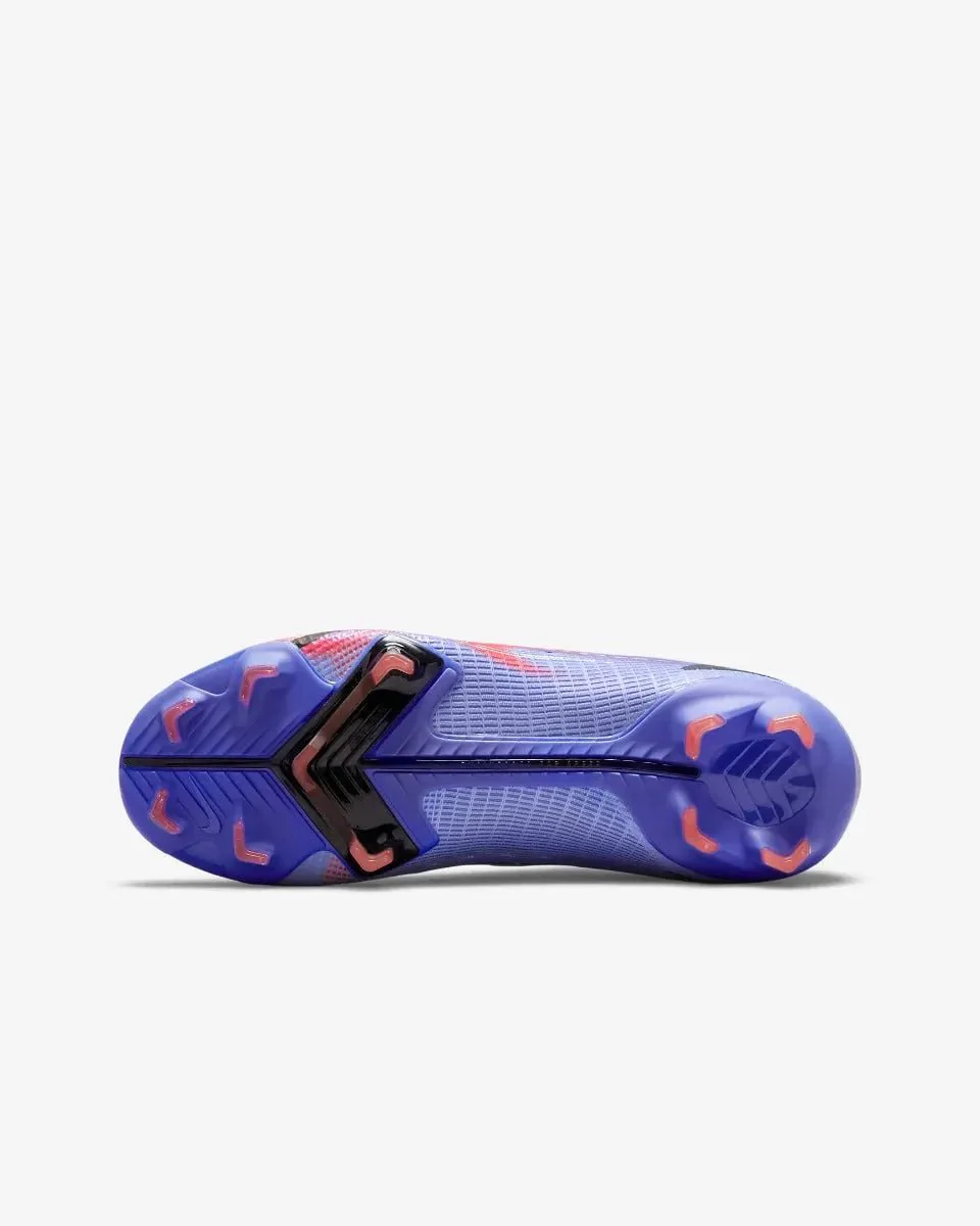 Nike Junior Superfly 8 PRO KM FG - Light Thistle-Bright Crimson - Image 5
