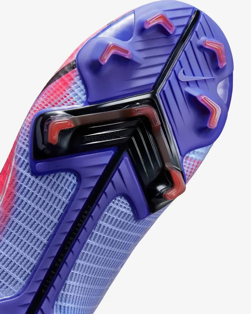 Nike Junior Superfly 8 PRO KM FG - Light Thistle-Bright Crimson - Image 7