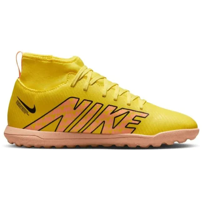 Nike Junior Superfly 9 Club Turf - Yellow Strike - Sunset Glow - Image 2