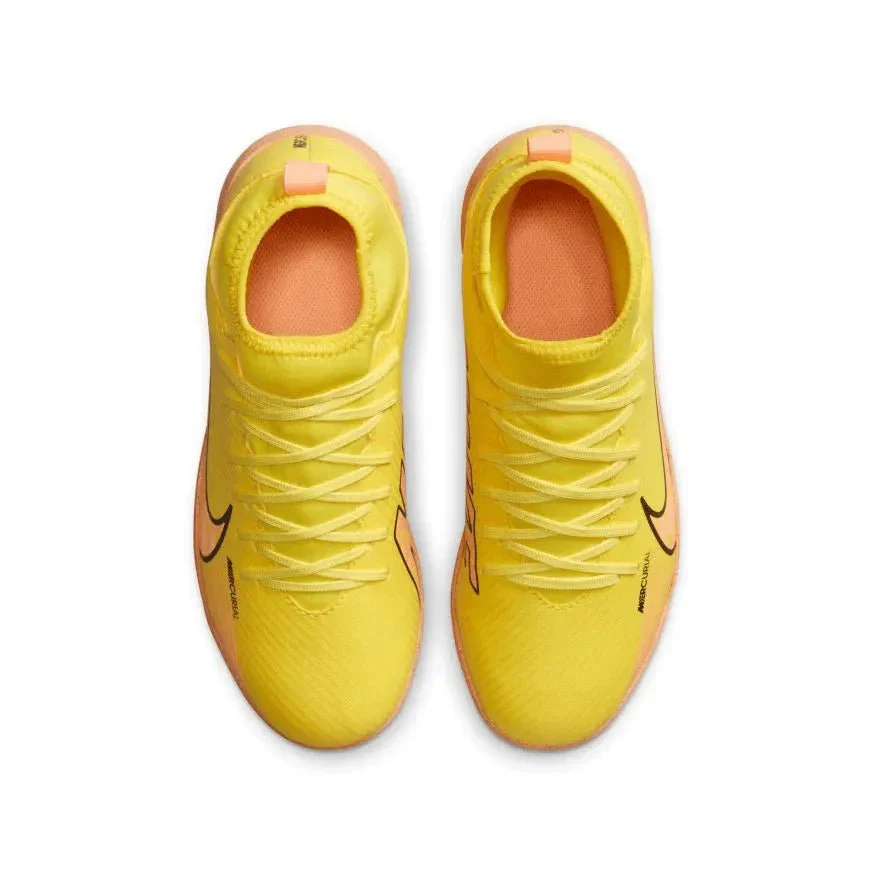 Nike Junior Superfly 9 Club Turf - Yellow Strike - Sunset Glow - Image 4