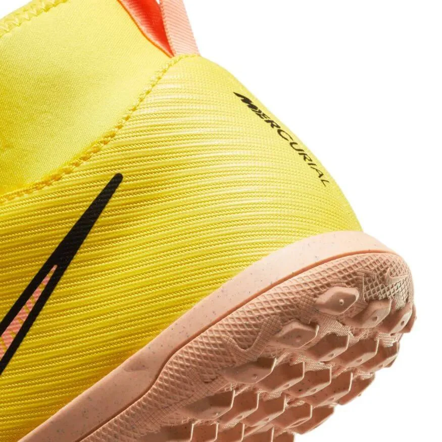 Nike Junior Superfly 9 Club Turf - Yellow Strike - Sunset Glow - Image 8