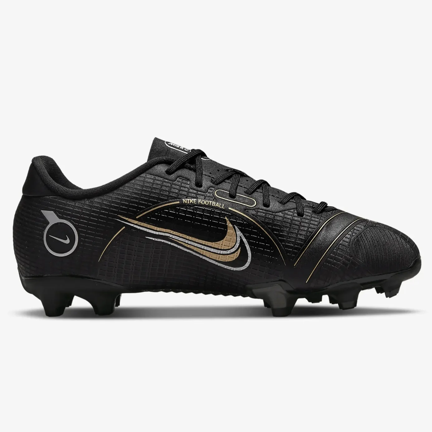 Nike Junior Vapor 14 Academy FG-MG - Black-Gold-Silver - Image 2