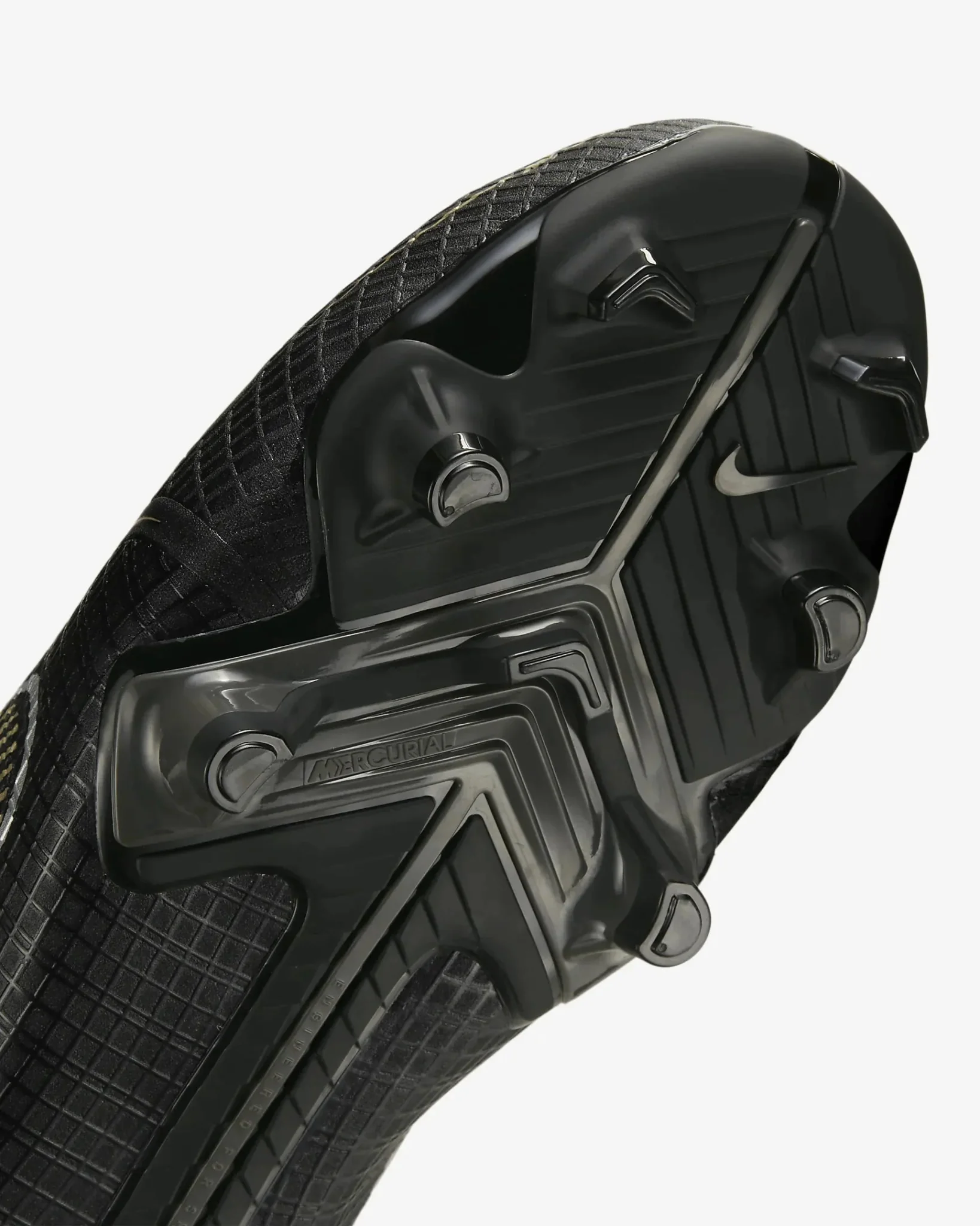 Nike Junior Vapor 14 Academy FG-MG - Black-Gold-Silver - Image 6