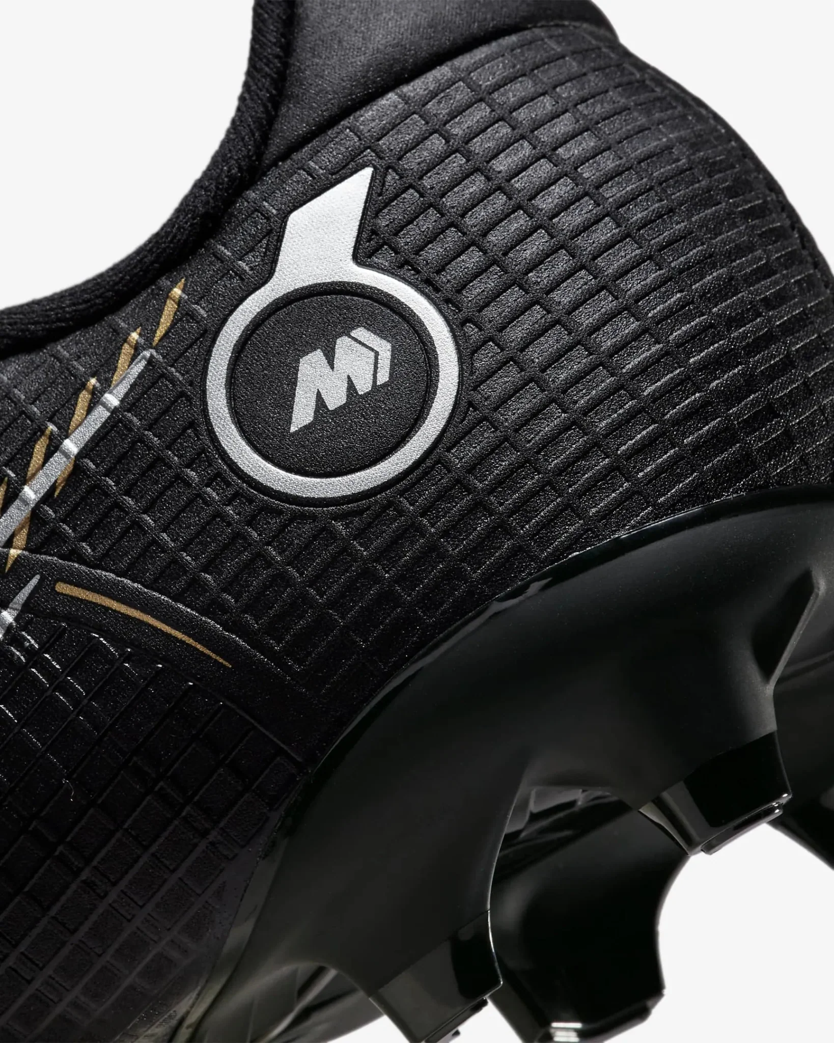 Nike Junior Vapor 14 Academy FG-MG - Black-Gold-Silver - Image 8