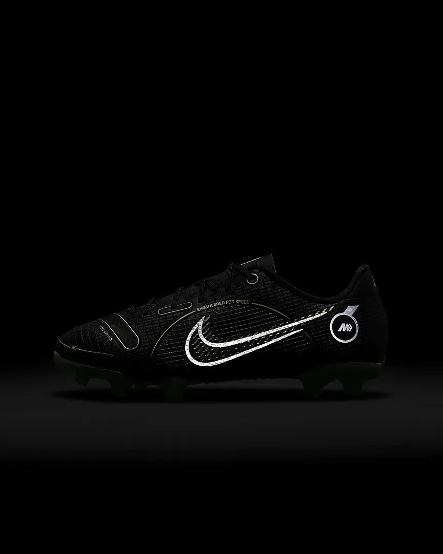 Nike Junior Vapor 14 Academy FG-MG - Black-Gold-Silver - Image 9