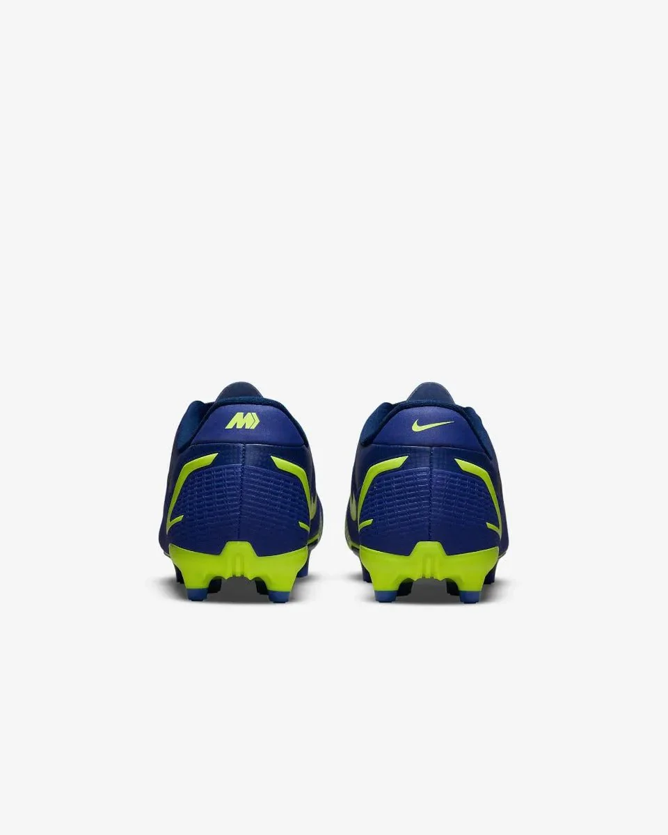 Nike Junior Vapor 14 Academy FG-MG - Lapis-Volt-Blue Void - Image 6