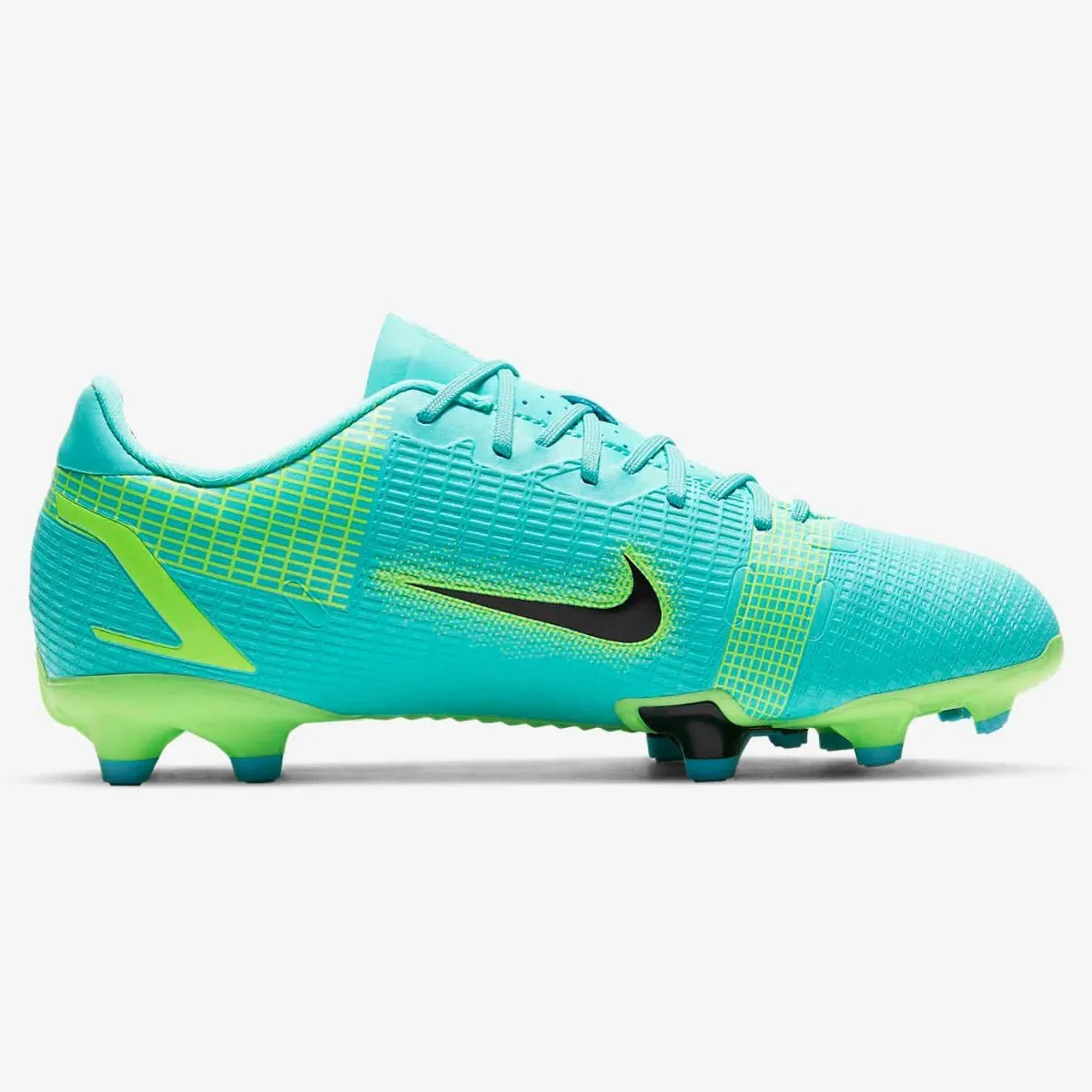 Nike JR Vapor 14 Academy FG-MG - Turquoise-Lime Glow