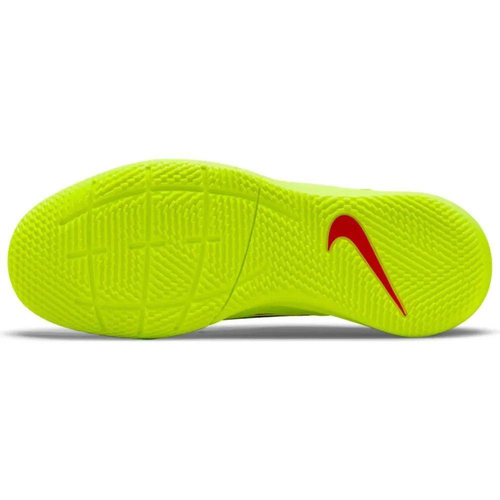 Nike Junior Vapor 14 Academy IC - Volt-Bright Crimson - Image 4