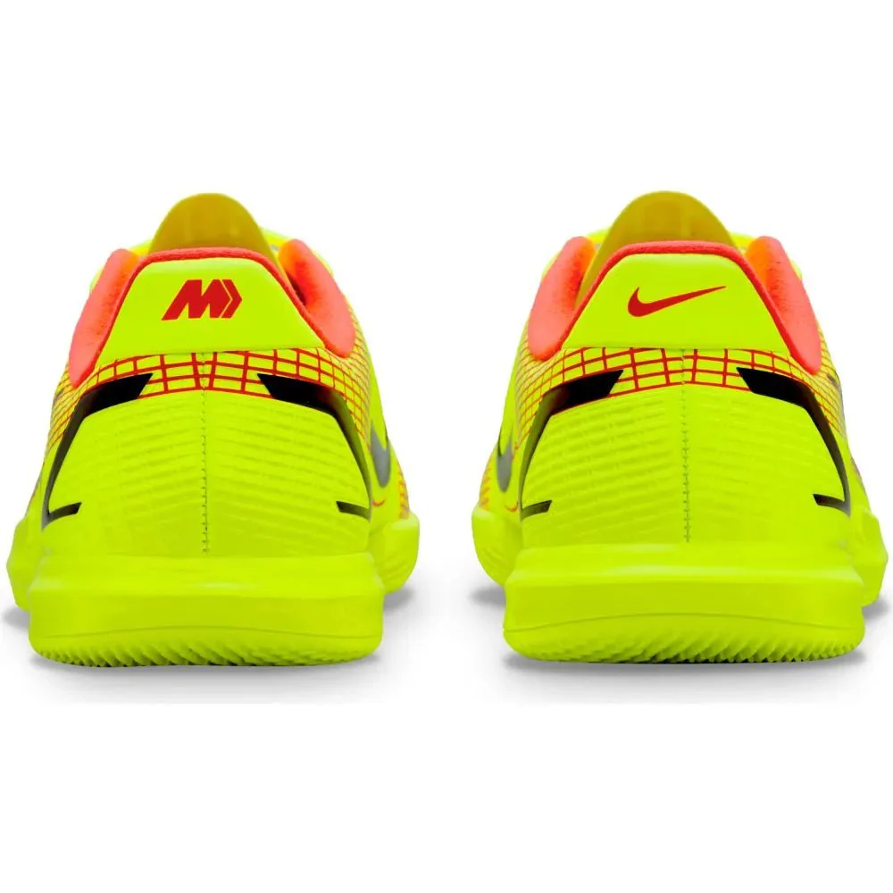 Nike Junior Vapor 14 Academy IC - Volt-Bright Crimson - Image 5