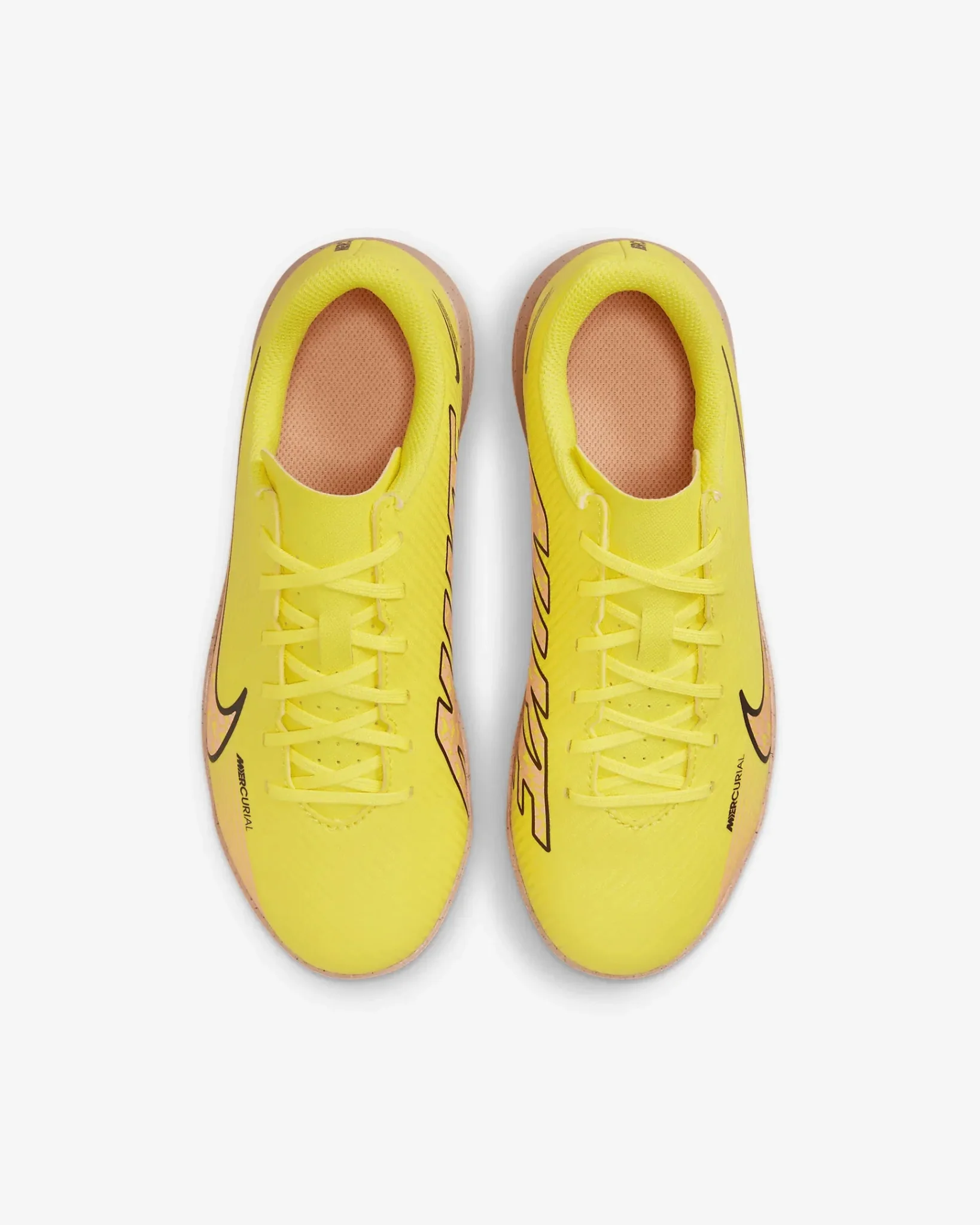 Nike Junior Vapor 15 Club Turf - Yellow Strike-Sunset Glow - Image 3