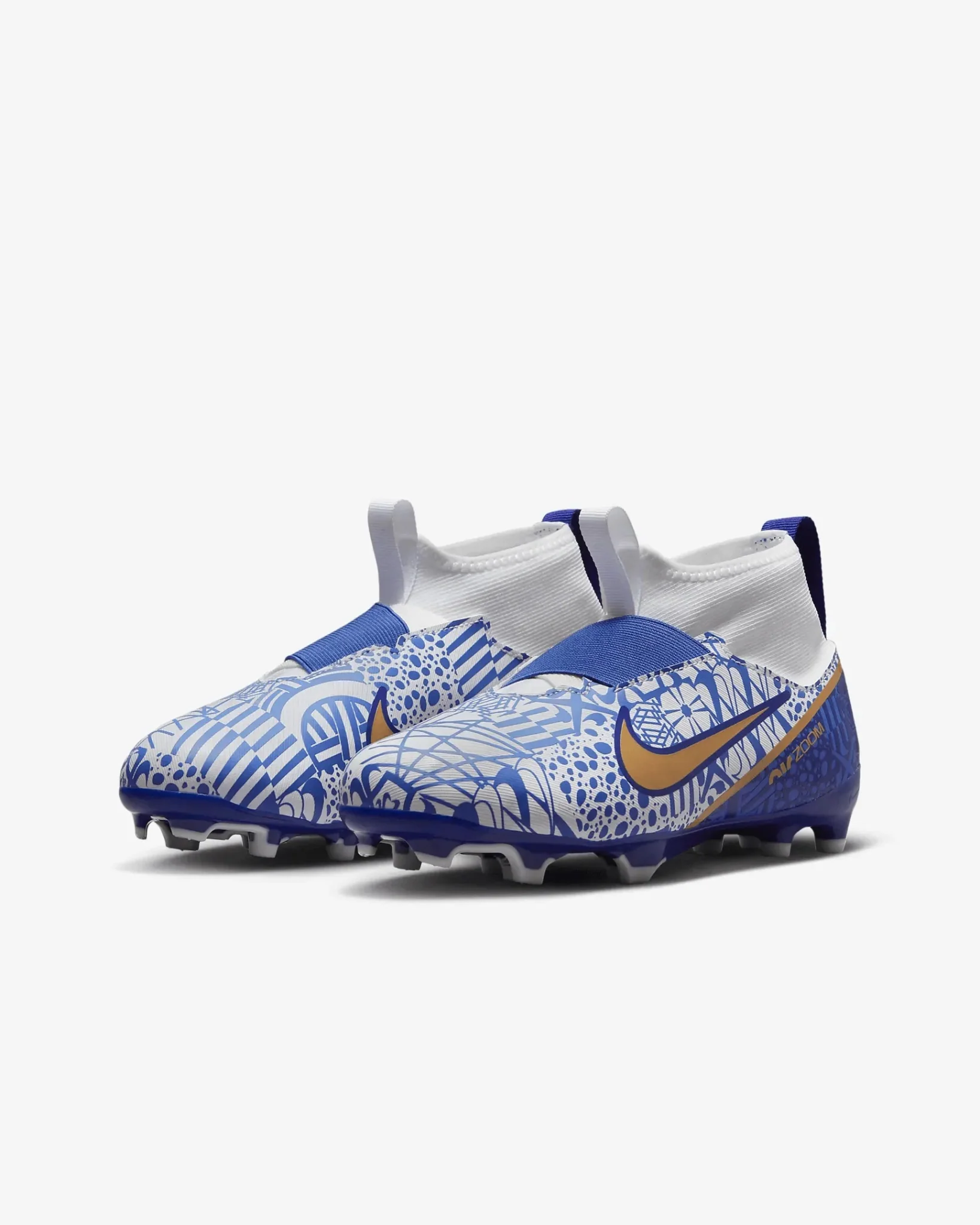 Nike Junior ZM Superfly 9 Academy Mds FGMG - White-Metallic Copper - Image 3