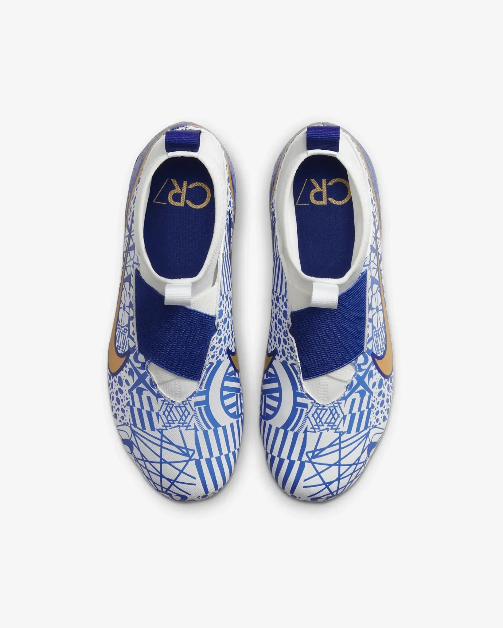 Nike Junior ZM Superfly 9 Academy Mds FGMG - White-Metallic Copper - Image 4