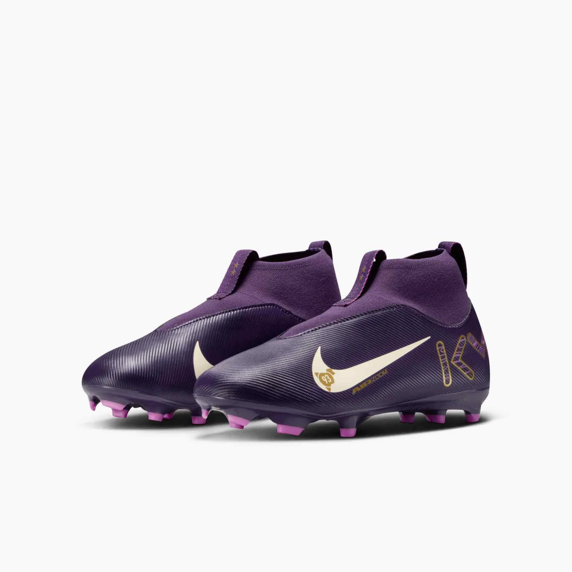 Nike Junior Zoom Superfly 10 Academy KM Firm/Multi Ground Soccer Cleats - Mbappe PE (SU25) - Image 3
