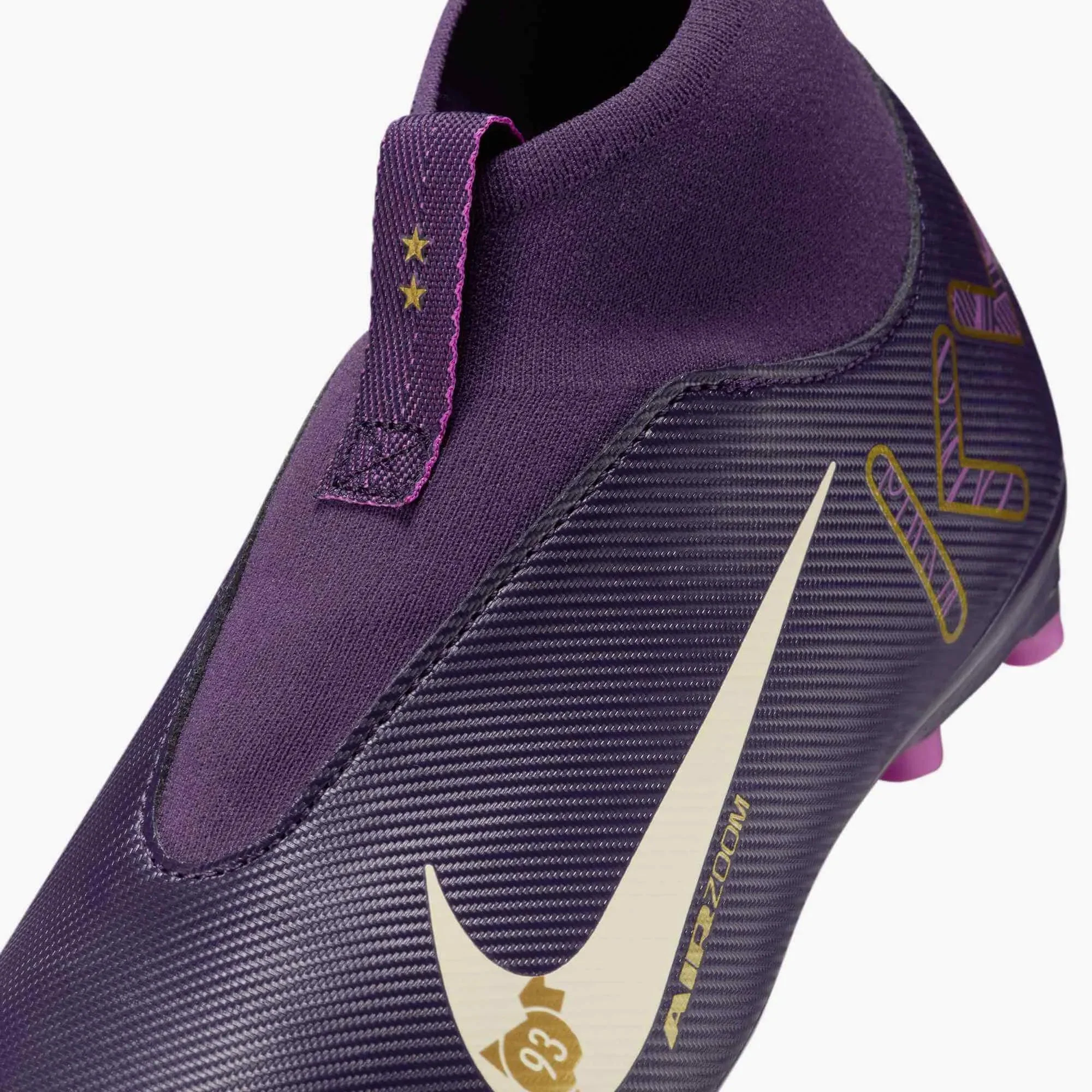 Nike Junior Zoom Superfly 10 Academy KM Firm/Multi Ground Soccer Cleats - Mbappe PE (SU25) - Image 8