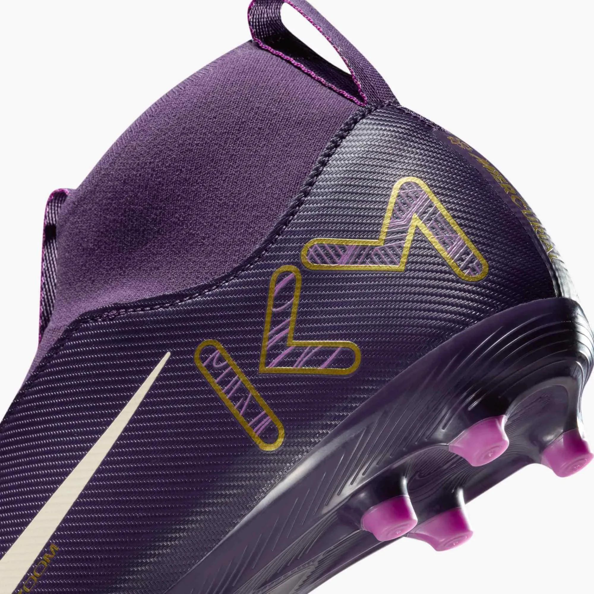 Nike Junior Zoom Superfly 10 Academy KM Firm/Multi Ground Soccer Cleats - Mbappe PE (SU25) - Image 9