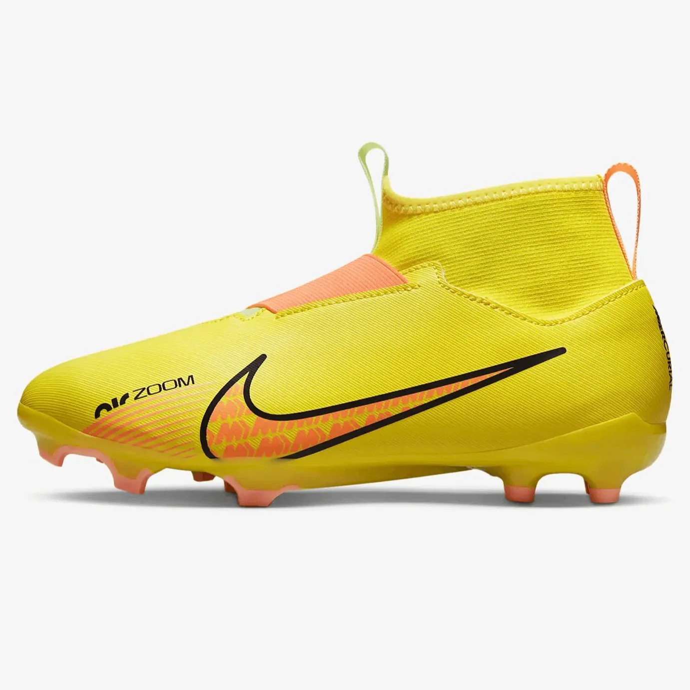 Nike Junior Zoom Superfly 9 Academy FG/MG - Yellow Strike-Sunset Glow