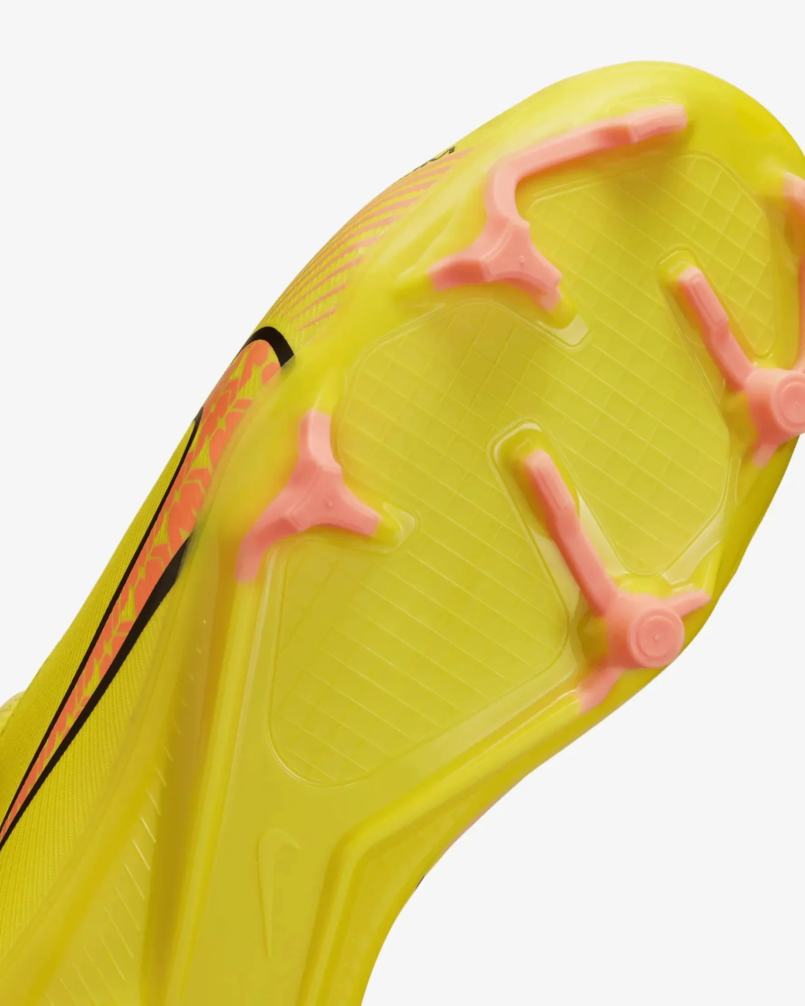 Nike Junior Zoom Superfly 9 Academy FG/MG - Yellow Strike-Sunset Glow - Image 7