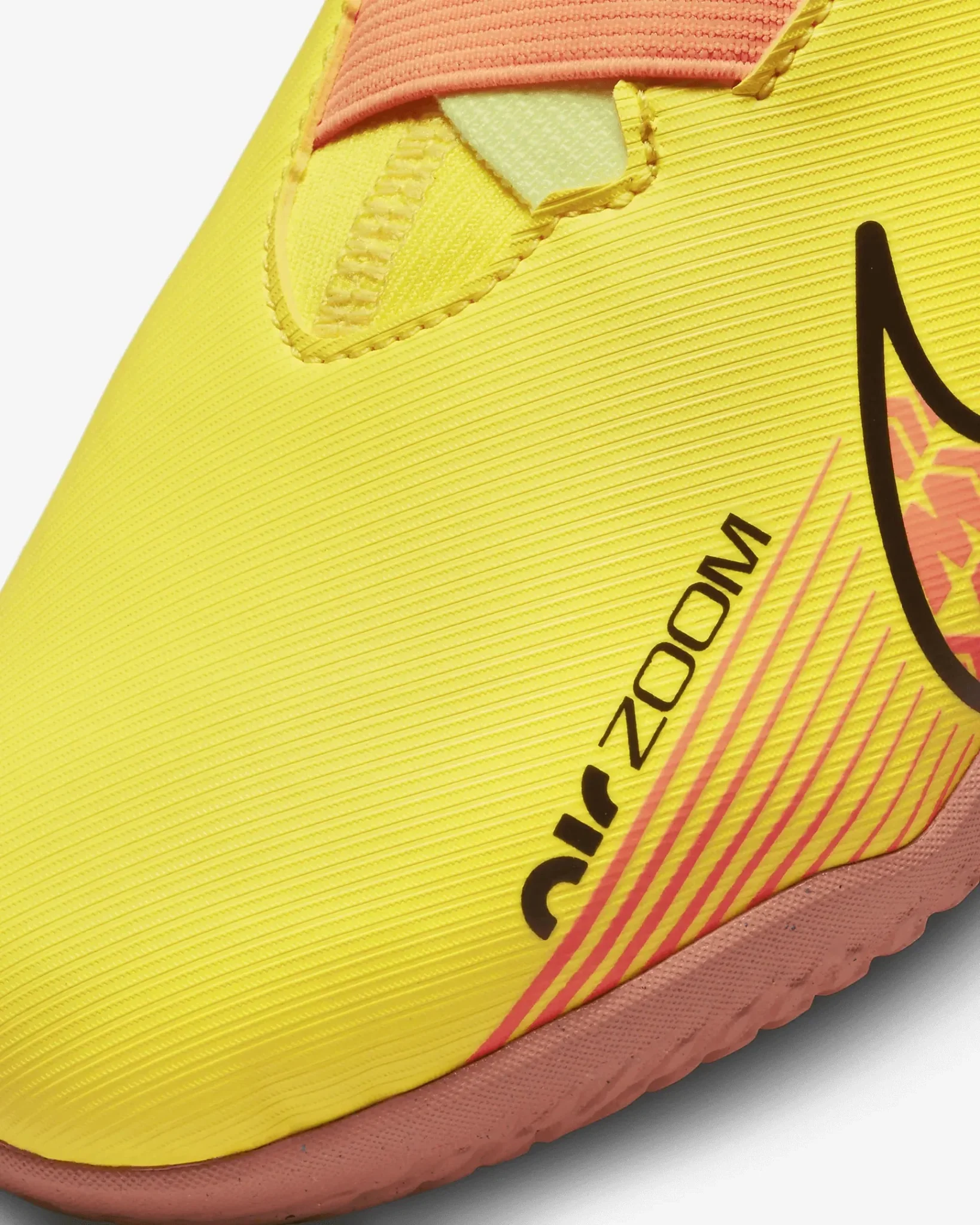 Nike Junior Zoom Superfly 9 Academy Indoor Shoes Yellow Strike - Image 7