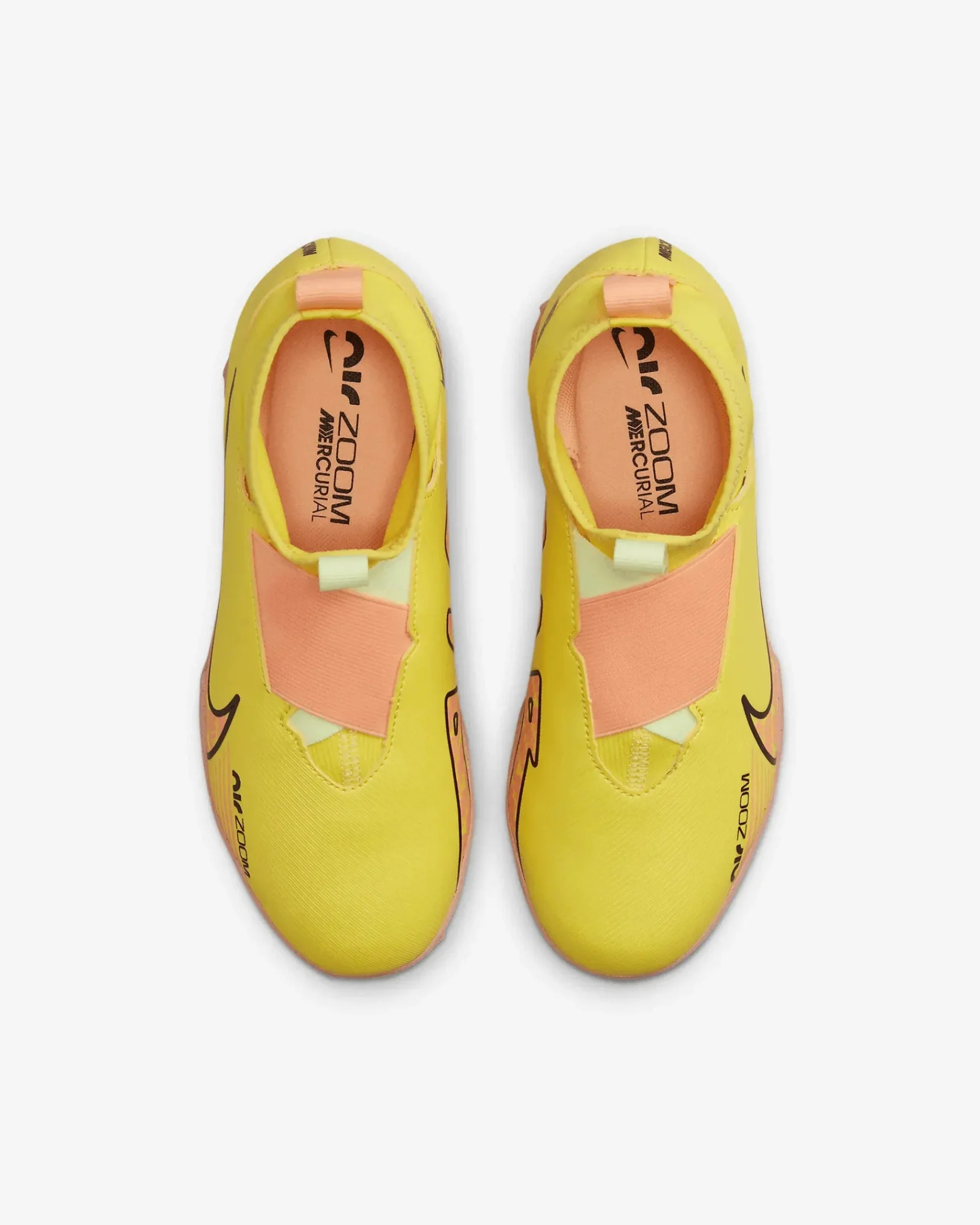 Nike Junior Zoom Superfly 9 Academy Turf - Yellow Strike-Sunset Glow - Image 4