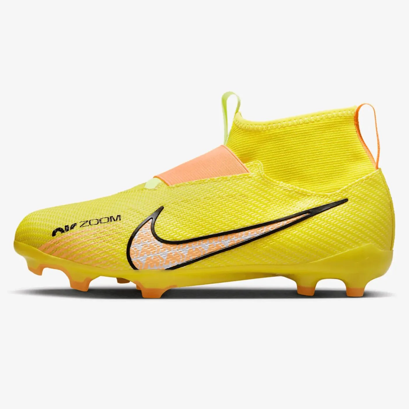 Nike Junior Zoom Superfly 9 Pro FG - Yellow Strike-Sunset Glow
