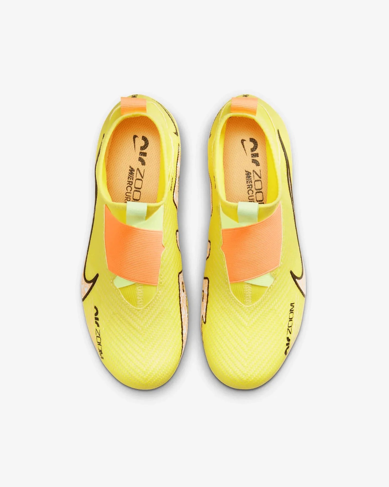 Nike Junior Zoom Superfly 9 Pro FG - Yellow Strike-Sunset Glow - Image 4