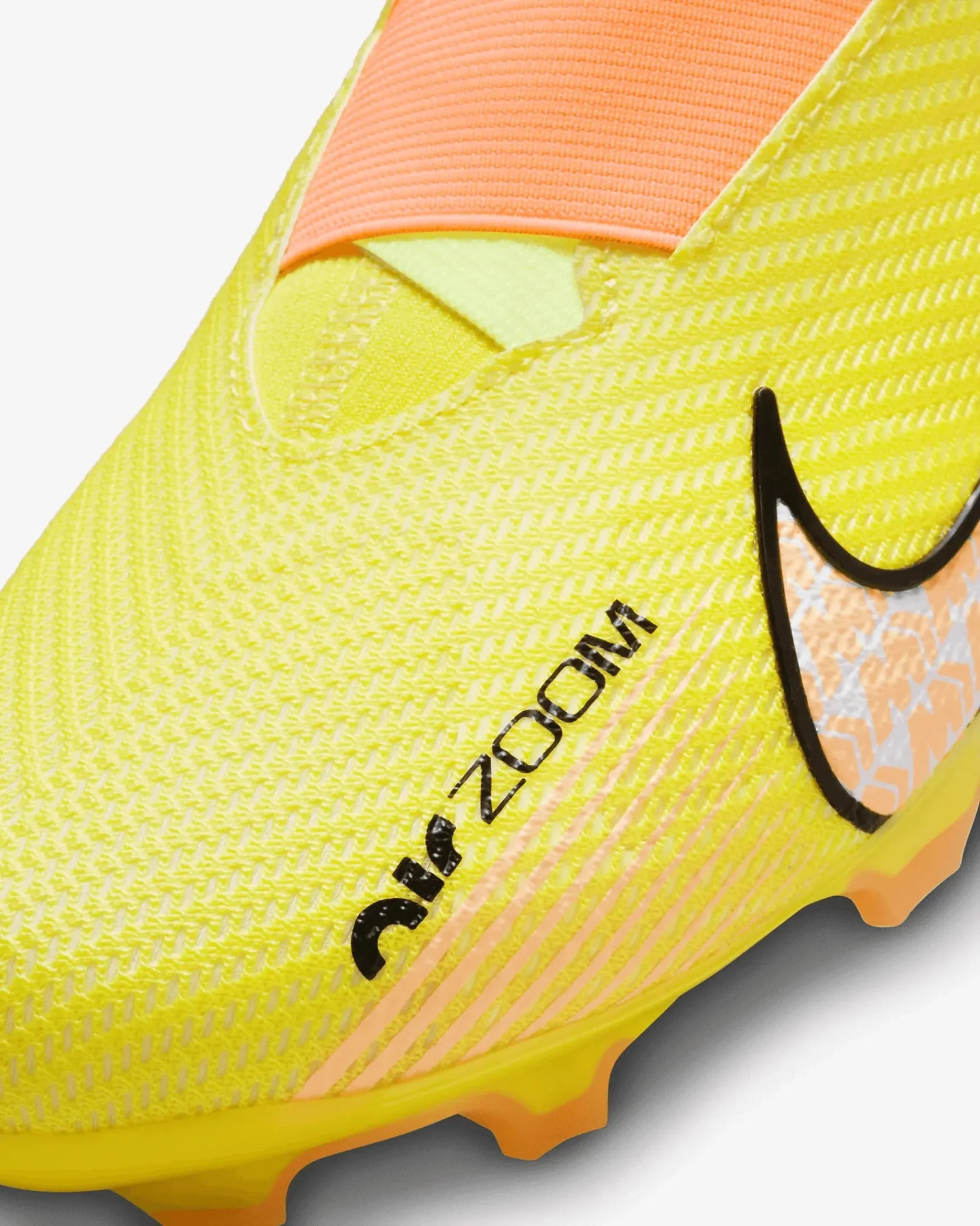 Nike Junior Zoom Superfly 9 Pro FG - Yellow Strike-Sunset Glow - Image 8