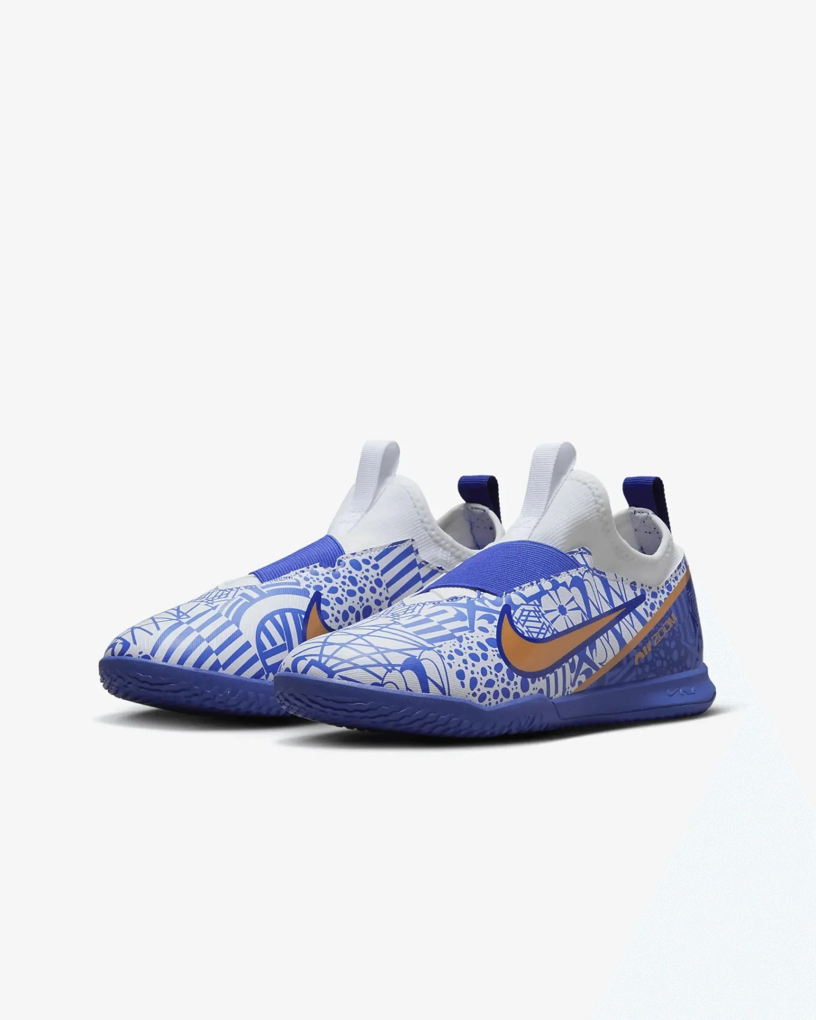 Nike Junior Zoom Vapor 15 Academy CR7 Indoor - White-Metallic Copper - Image 3
