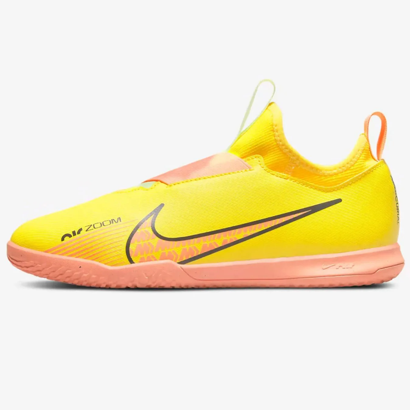 Nike Junior Zoom Vapor 15 Academy Indoor - Yellow Strike-Sunset Glow
