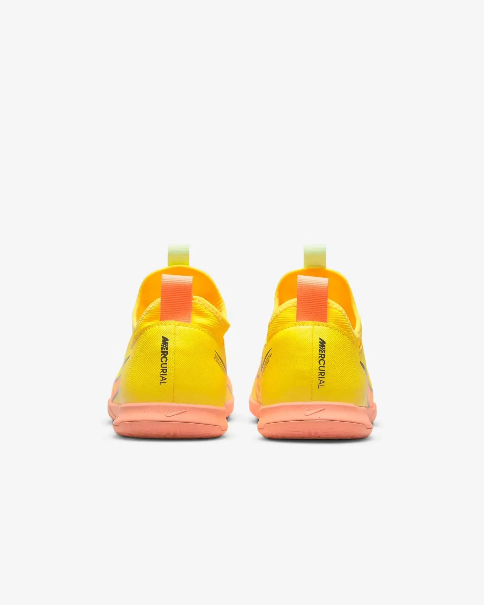 Nike Junior Zoom Vapor 15 Academy Indoor - Yellow Strike-Sunset Glow - Image 6