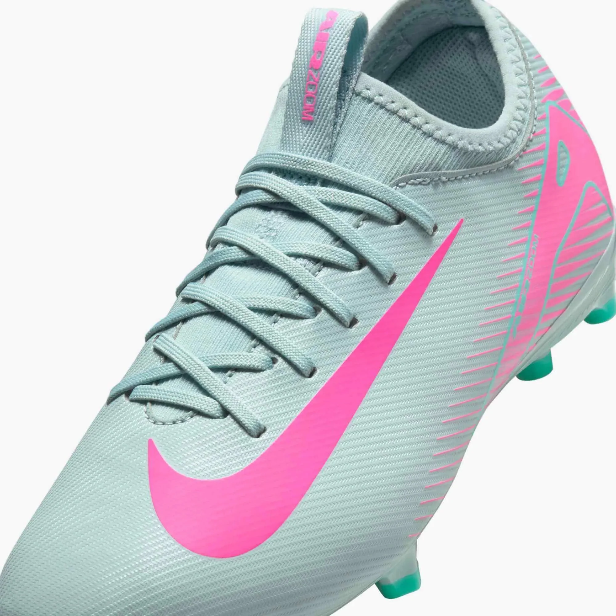 Nike Junior Zoom Vapor 16 Academy Firm/Multi Ground Soccer Cleats - Prism Pack (SU25) - Image 8