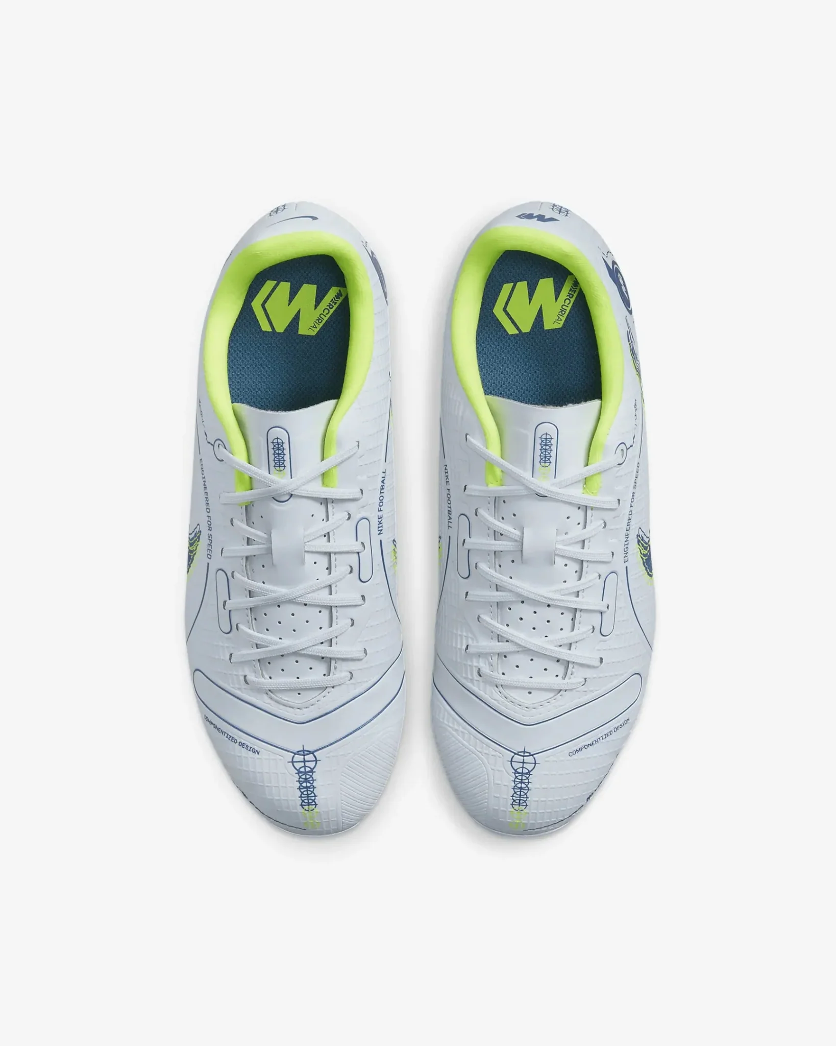 Nike Kids Mercurial Vapor 14 Academy FG-MG - Grey-Blue - Image 4