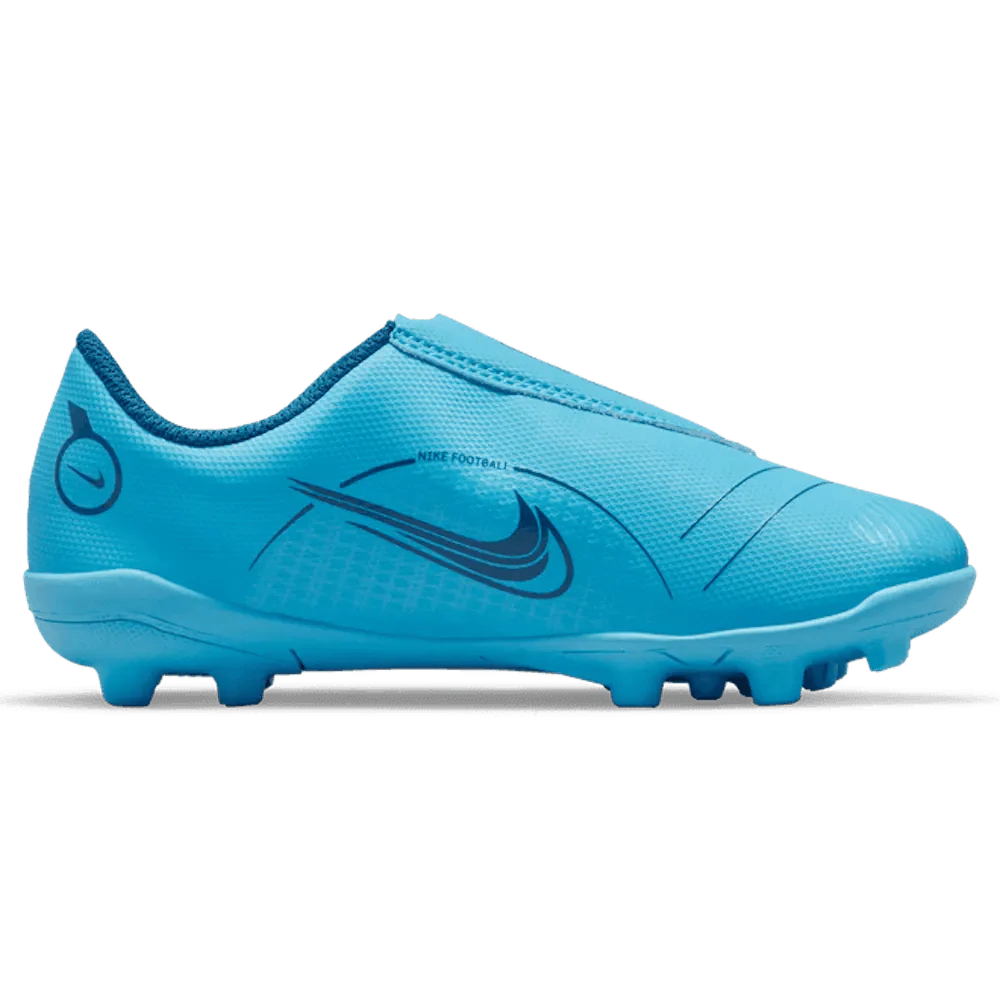 Nike Kids Mercurial Vapor 14 Club FG-MG - Chlorine Blue-Laser Orange - Image 2