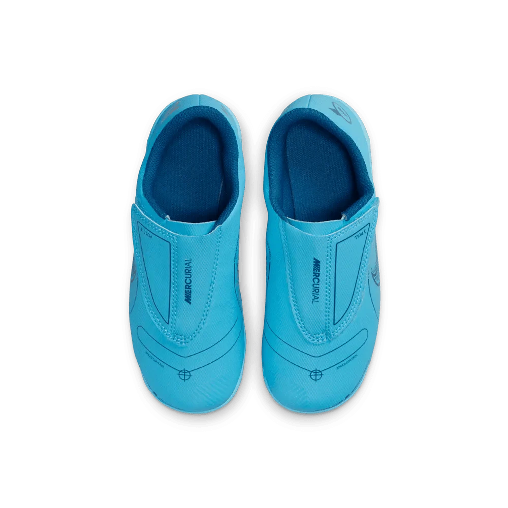 Nike Kids Mercurial Vapor 14 Club FG-MG - Chlorine Blue-Laser Orange - Image 4