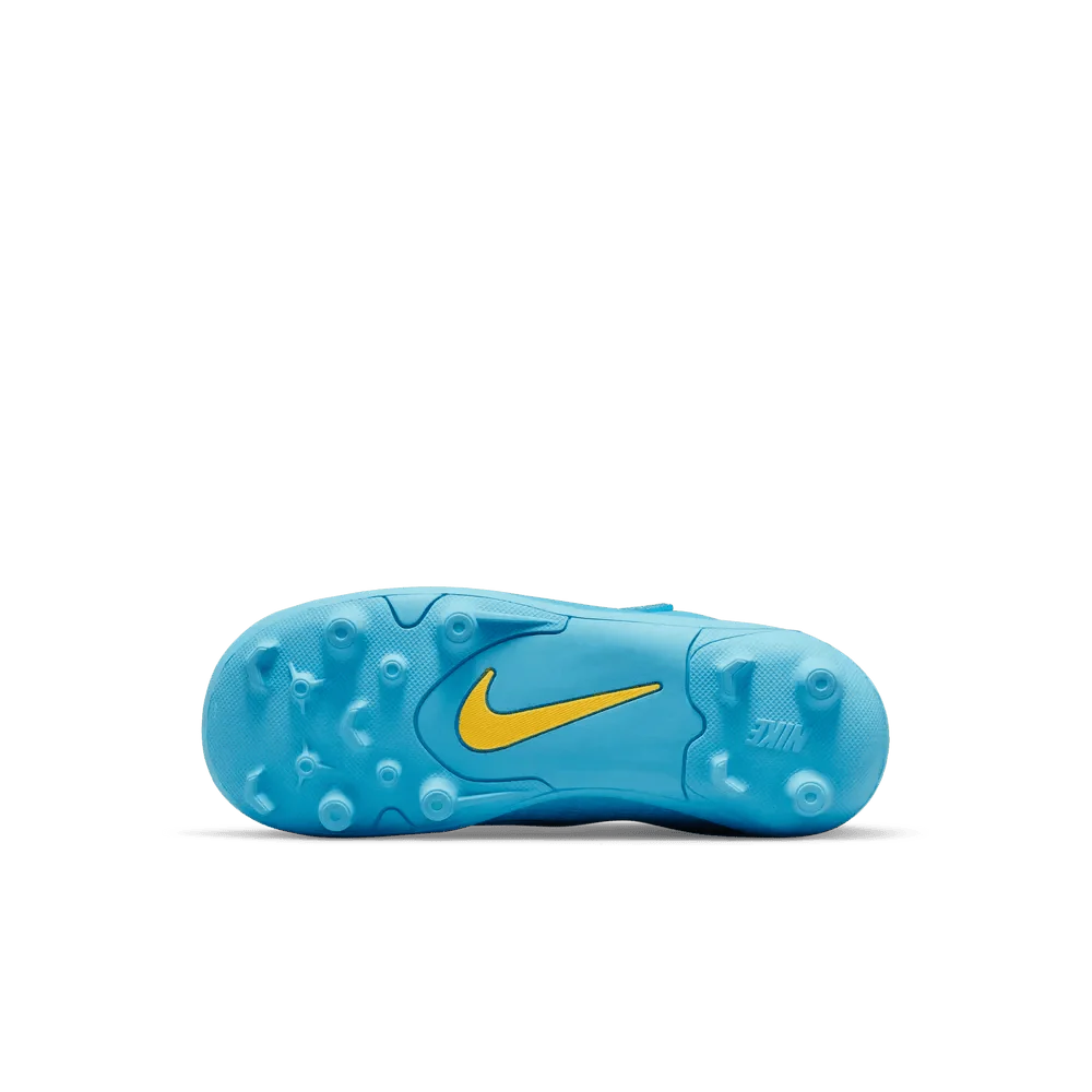Nike Kids Mercurial Vapor 14 Club FG-MG - Chlorine Blue-Laser Orange - Image 5