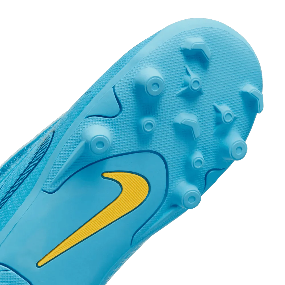 Nike Kids Mercurial Vapor 14 Club FG-MG - Chlorine Blue-Laser Orange - Image 7