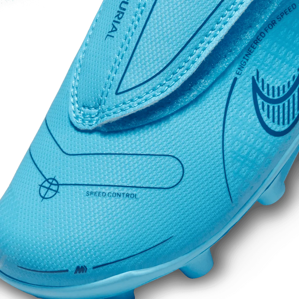 Nike Kids Mercurial Vapor 14 Club FG-MG - Chlorine Blue-Laser Orange - Image 8