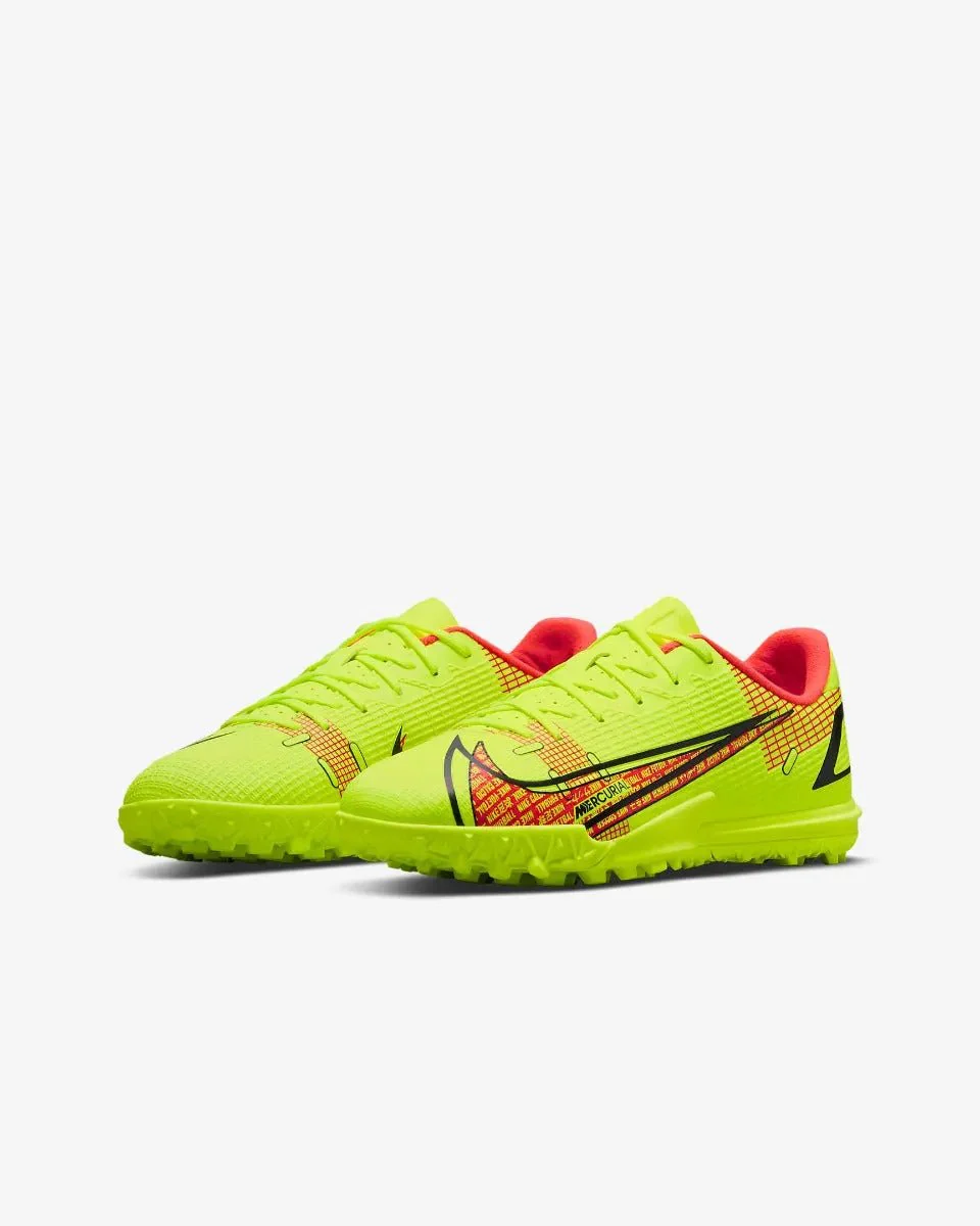 Nike Kids Superfly 8 Academy TF - Volt-Bright Crimson - Image 3