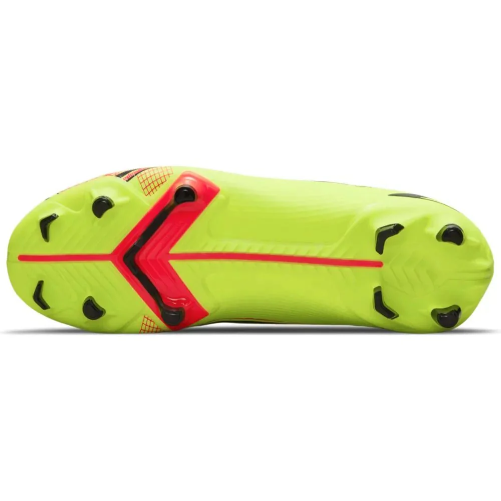Nike Kids Vapor 14 Academy FG-MG - Volt-Bright Crimson - Image 4