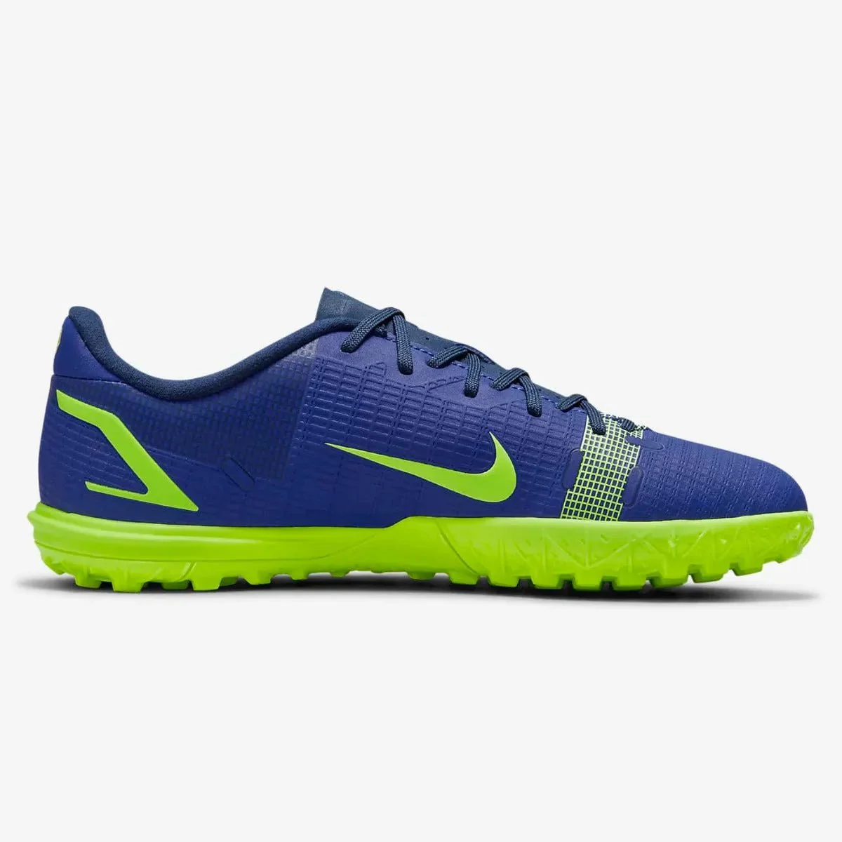 Nike Kids Vapor 14 Academy TF - Lapis-Volt-Blue Void - Image 2
