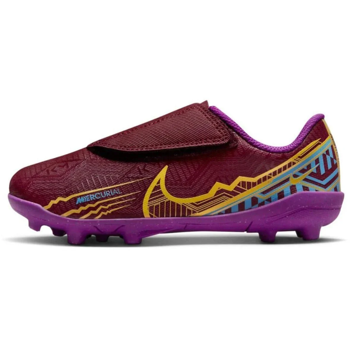 Nike Kids Vapor 15 Club KM MG PS (V) - Dark Beetroot-Gold