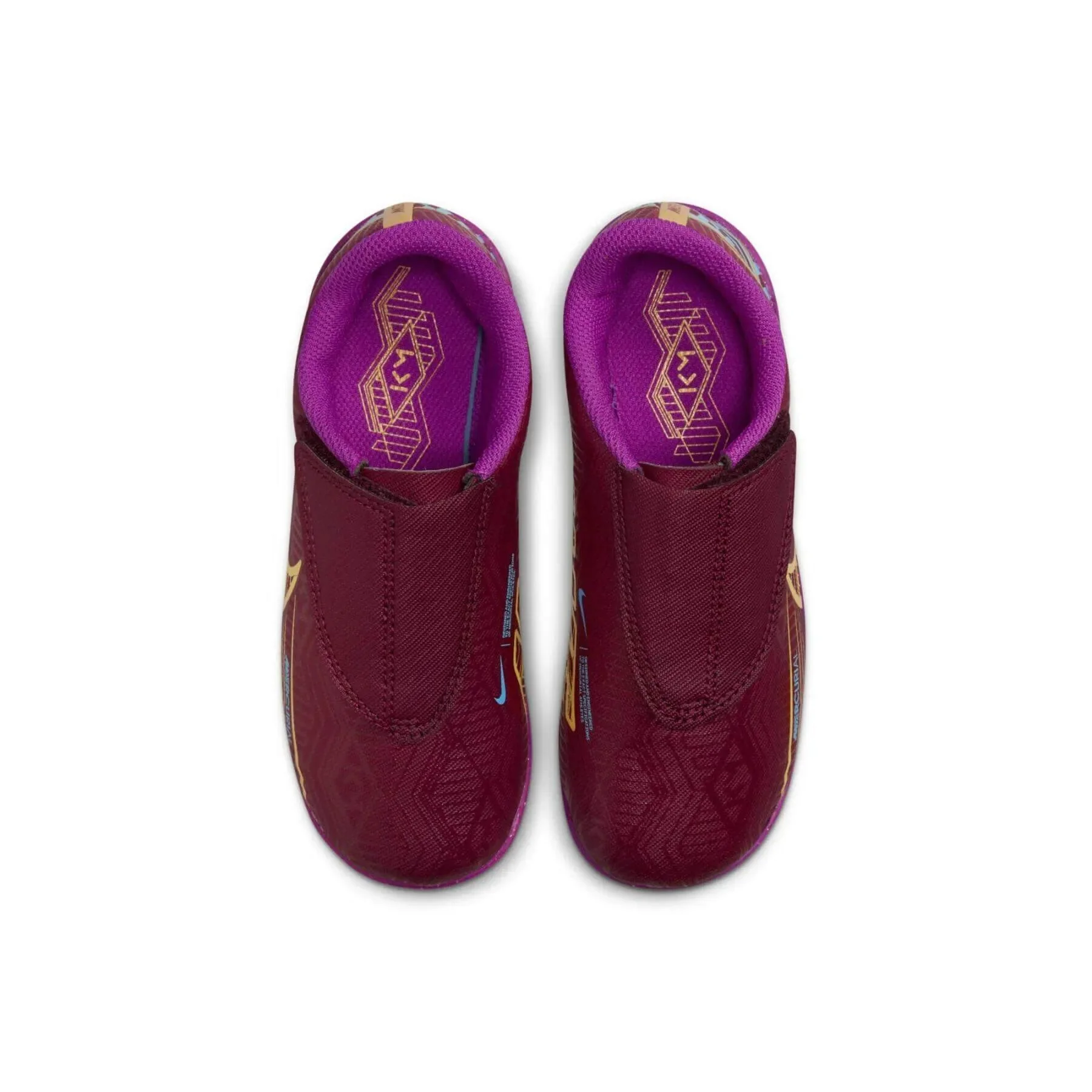 Nike Kids Vapor 15 Club KM MG PS (V) - Dark Beetroot-Gold - Image 4