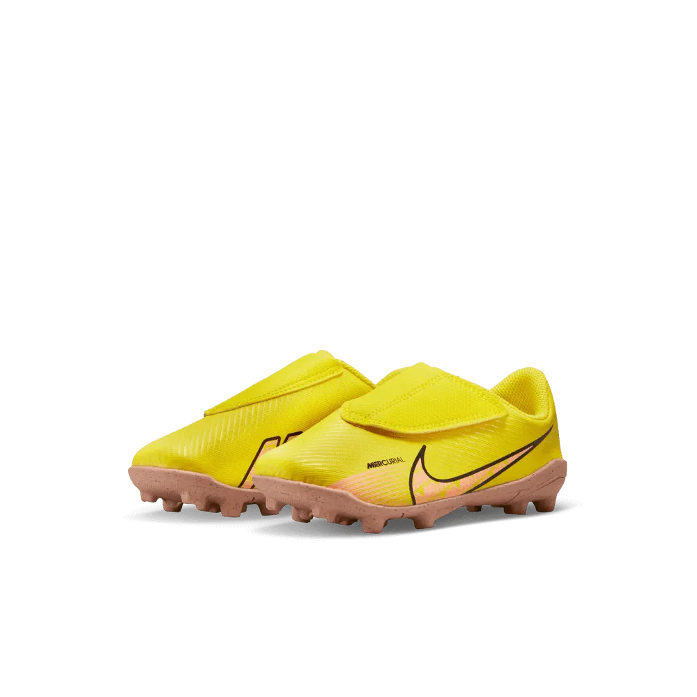 Nike Kids Vapor 15 Club MG PS (V) - Yellow Strike-Sunset Glow - Image 3