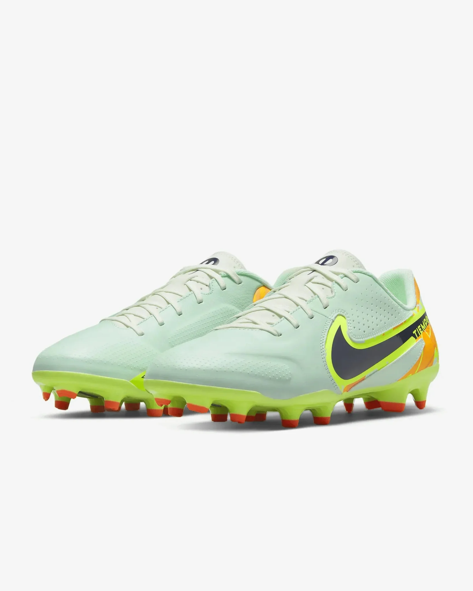 Nike Legend 9 Academy FG/MG Mint Foam-Blackened Blue - Image 3