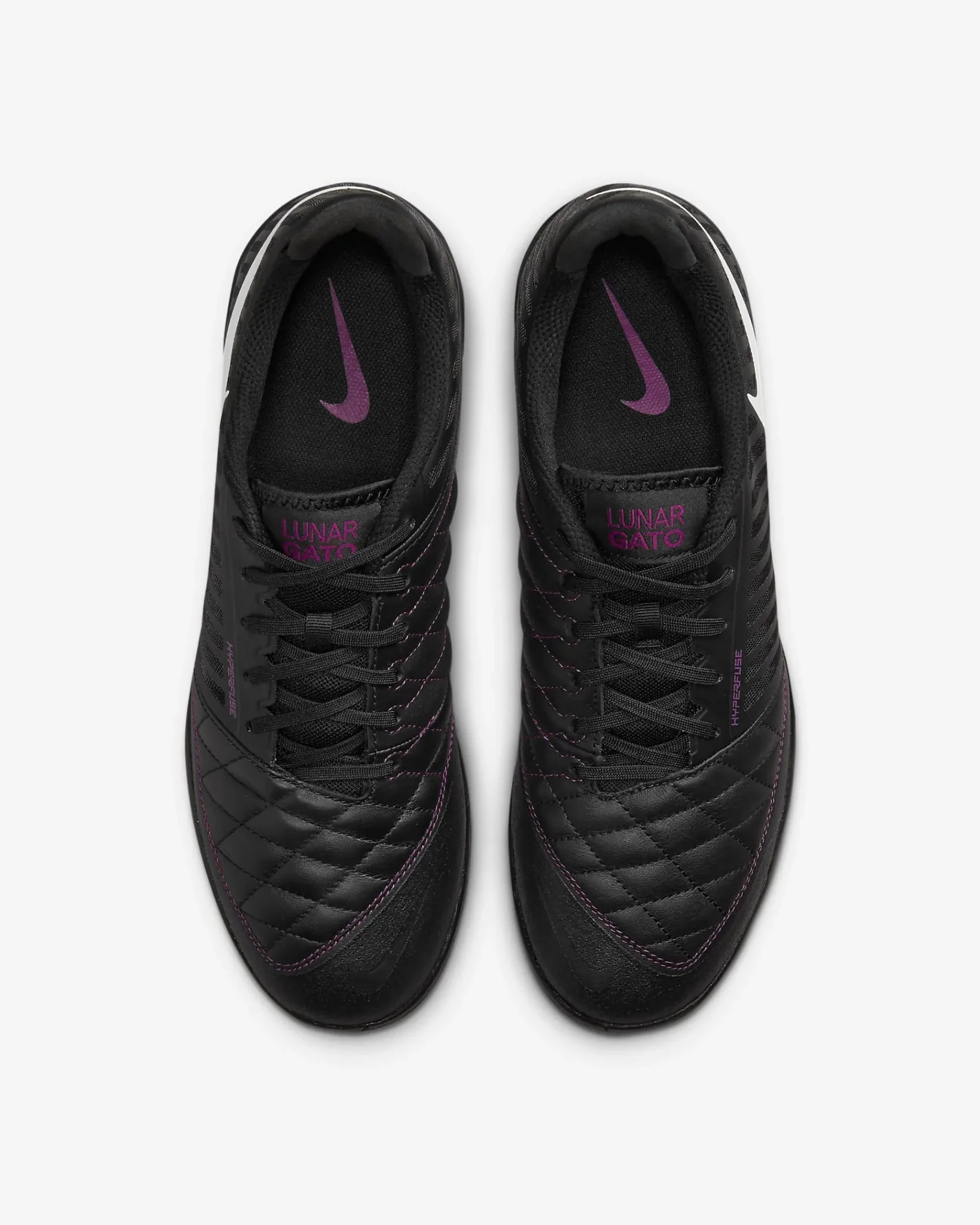 Nike Lunar Gato II Indoor - Black-White - Image 4