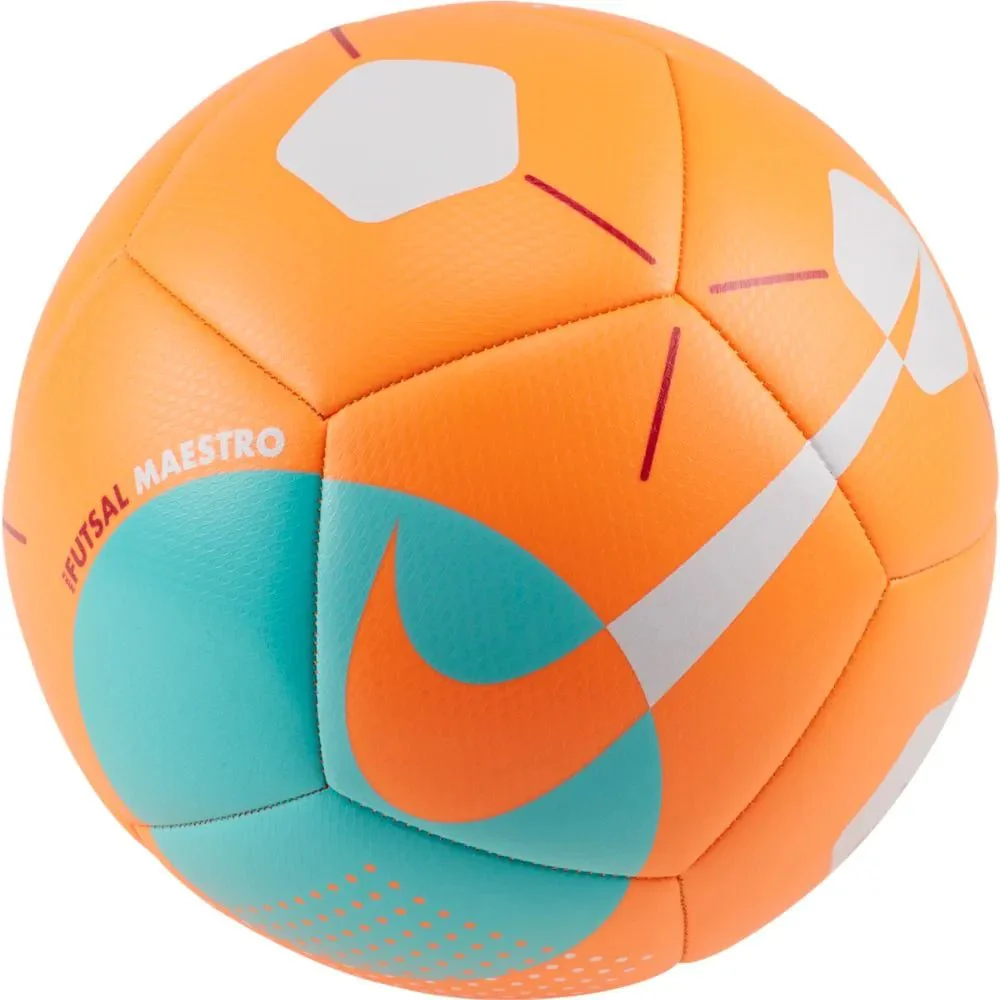 Nike Maestro Futsal Ball - Orange-Teal-White - Image 2